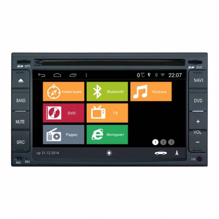 Штатная магнитола MyDean BS001 для Nissan Navara (2005-2014)